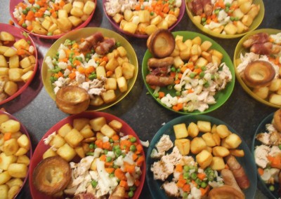 Christmas Dinner at Greatworth PreSchool Near Brackley