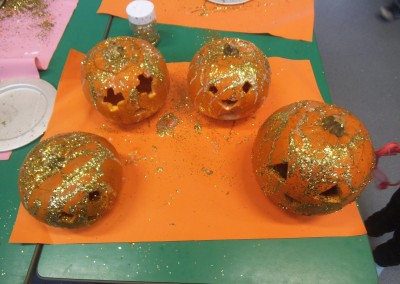 Decorated Pumpkins at Greatworth PreSchool Near Brackley 2