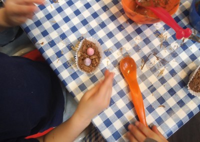 Easter Cakes Easter Craft at Greatworth PreSchool Near Brackley