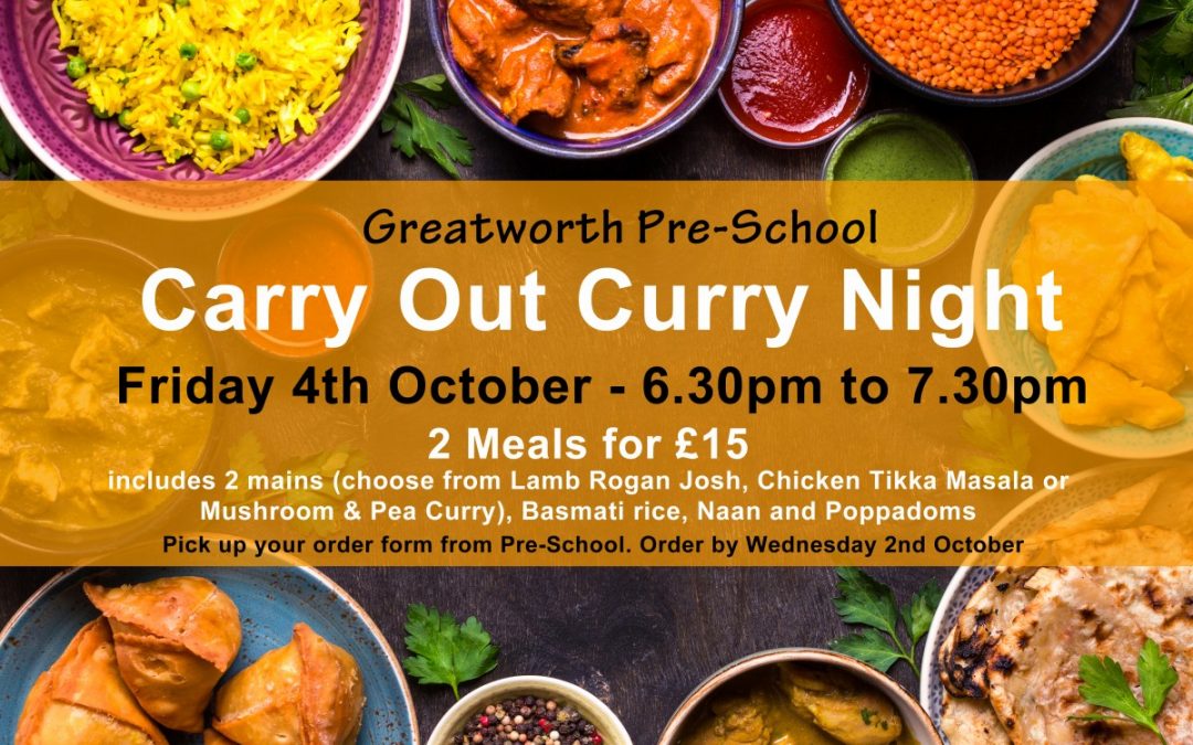 Curry Night – 4th October